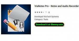 ViaNotes Pro - Appunti per appunti e registratore audio