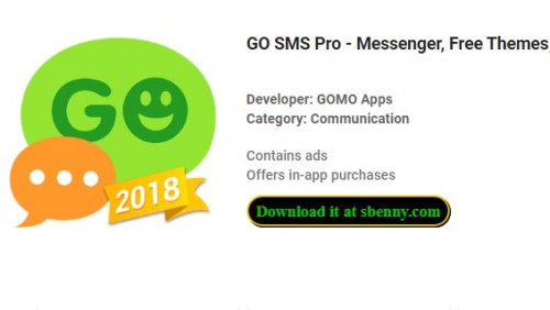 GO SMS Pro - 메신저, 무료 테마, 이모티콘 MOD APK