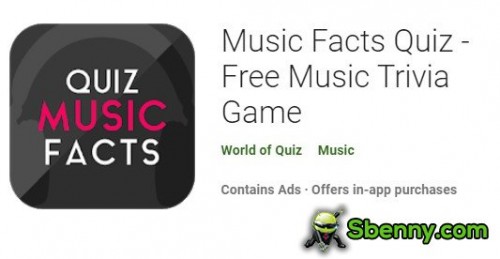 Music Facts Quiz - darmowa gra o muzyce MOD APK
