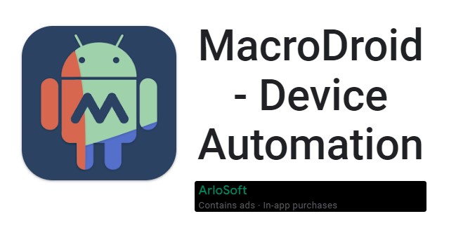 MacroDroid - Automazione dei dispositivi MODDATA