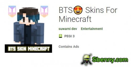 BTS Skinek Minecraft MOD APK-hoz