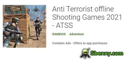 Jogos de tiro offline antiterrorista 2021 - ATSS MOD APK