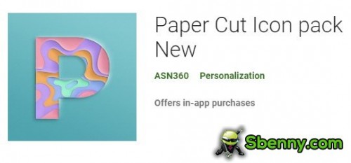 Paper Cut Icon pack New MOD APK