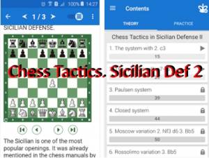 Schach Taktik. Sizilianische Def 2 MOD APK