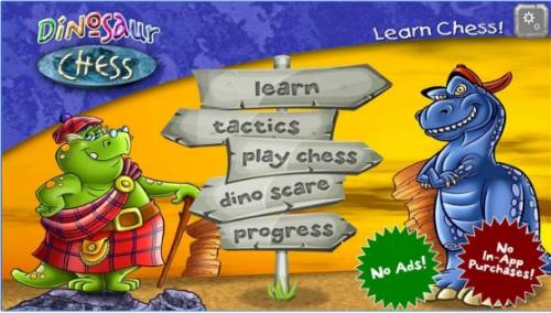 Dinosaurier Schach: Lernen Sie zu spielen!