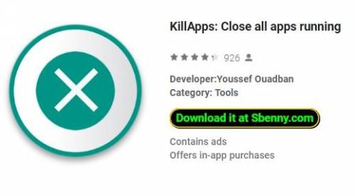 KillApps : fermez toutes les applications exécutant le MOD APK