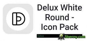 Delux White Round - Paquete de iconos MOD APK