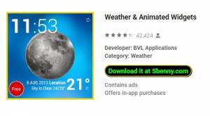 Clima y widgets animados MOD APK