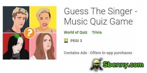 Adivinhe o cantor - Music Quiz Game MOD APK