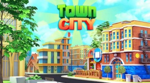 Town City - Sim de construcción de aldeas Paradise Game 4 U MOD APK
