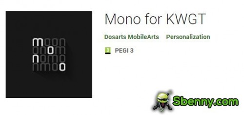 Mono for KWGT APK