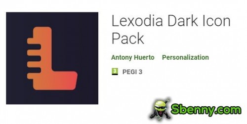 Paquete de iconos oscuros de Lexodia MOD APK
