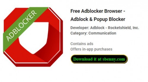 무료 Adblocker 브라우저 - Adblock 및 팝업 차단기 MOD APK