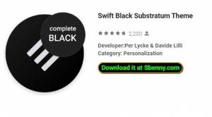 Swift Black Substratum 主题 APK