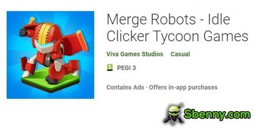 Merge Robots - Juegos Idle Clicker Tycoon MOD APK