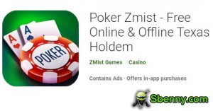 Poker Zmist - APK MOD Texas Holdem online e offline gratuito