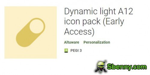 Dynamic light A12 icon pack MOD APK