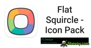 Squircle piatto - Pacchetto icone MOD APK