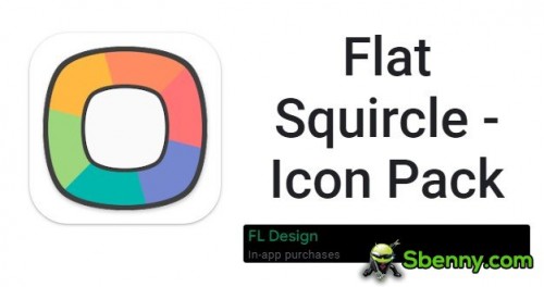 Flat Squircle - Pack d'icônes MOD APK