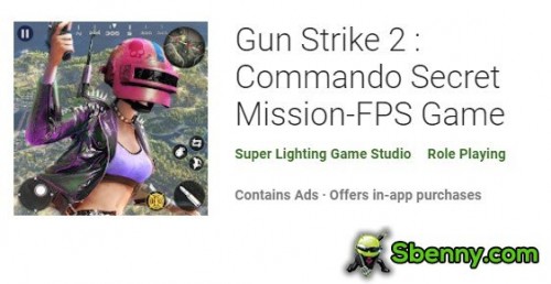 Gun Strike 2: Game Komando Rahasia Misi-FPS Game MOD APK