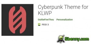 تم Cyberpunk برای KLWP APK