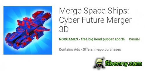 Mesclar Naves Espaciais: Cyber ​​Future Merger 3D MOD APK