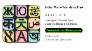 Traducteur vocal indien gratuit MOD APK