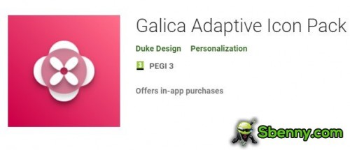 Adaptacyjny pakiet ikon Galica MOD APK