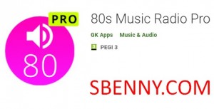 APK Music Radio Pro Pro z lat 80