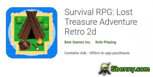 Túlélési RPG: Lost Treasure Adventure Retro 2d MOD APK