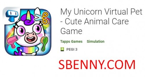 My Unicorn Virtual Pet - بازی مراقبت از حیوانات ناز MOD APK