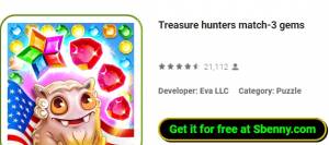 Treasure hunters match-3 gems MOD APK