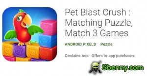 Pet Blast Crush: Puzzle li Jqabbel, Logħob Match 3 MOD APK