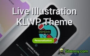 Ilustración en vivo KLWP Theme MOD APK