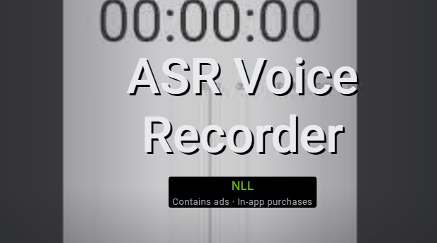 ASR Voice Recorder MOD APK