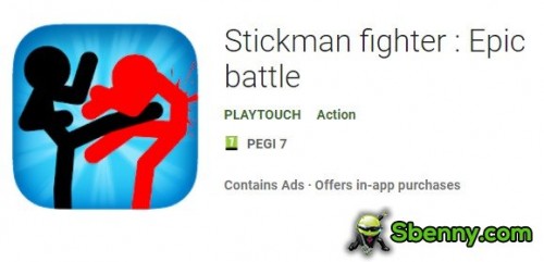 Stickman fighter: batalla épica MOD APK