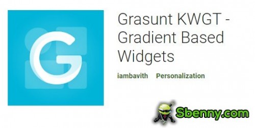 Grasunt KWGT - APK de widgets com base em gradiente