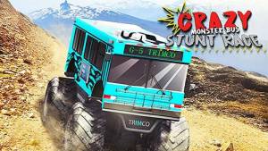 Louco Monster Bus Stunt Race MOD APK