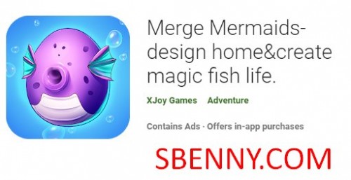 Merge Mermaids-design home&amp;create magic fish life. MOD APK