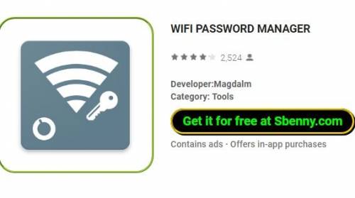 WIFI WACHTWOORD MANAGER MOD APK