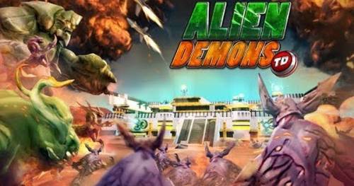 Alien Demons TD: jogo 3D Sci fi Tower Defense MOD APK