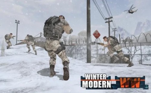 Reglas del juego de disparos FPS de invierno de la guerra mundial moderna MOD APK