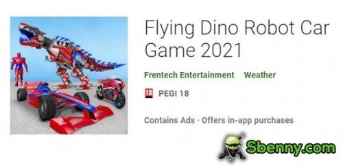 Hra Flying Dino Robot Car 2021 MOD APK