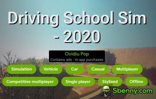Simulateur d'école de conduite - 2020 MODDÉ