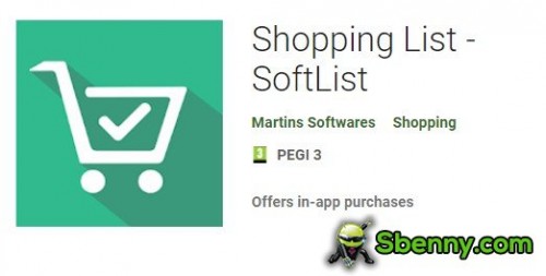 Danh sách mua sắm - SoftList MOD APK