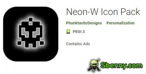 Pacchetto icone Neon-W MOD APK