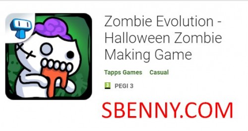 Zombie Evolution - بازی ساخت زامبی هالووین MOD APK