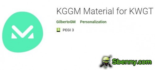 Material KGGM para APK KWGT