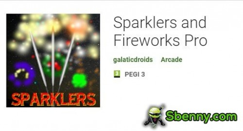 APK Sparklers e Fireworks Pro