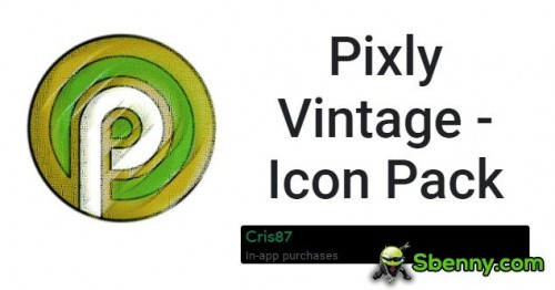 Pixly Vintage — пакет значков MOD APK